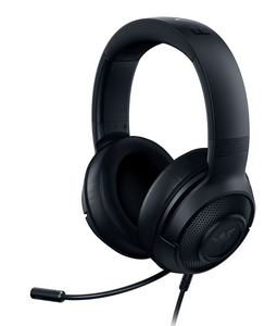 אוזניות גיימינג חוטיות Razer Kraken X Lite עם דרייברים 40 מ"מ סאונד 7.1 ומיקרופון Cardioid למגוון פלטפורמות