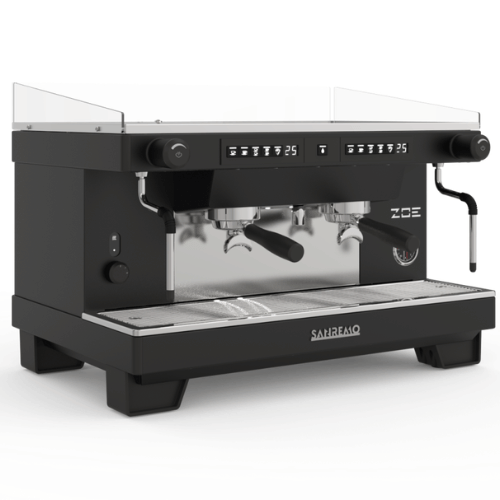 מכונת קפה סן רמו זואי 2 ראשים 2026 Sanremo Zoe צבע שחור