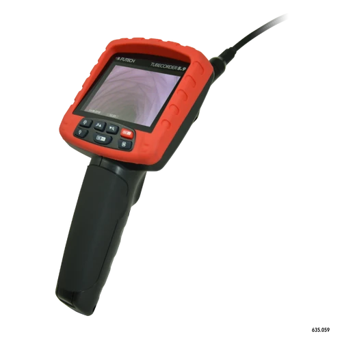 מצלמת ביוב וצנרת מקצועית FUTECH TUBECORDER 5.9 עם מסך 3.5 אינץ' וצינור גמיש באורך 5 מטר