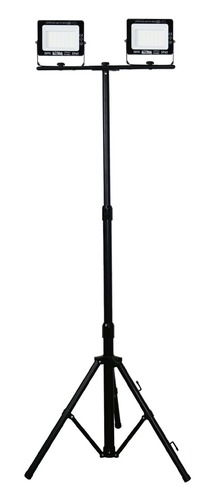 עמוד + פנס הצפה לד IPAD 100W (2*50W) כפול + כבל עם תקע