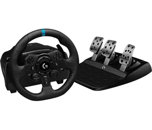 הגה מרוצים Logitech G923 Driving Force, PS5/PS4/PC, TRUEFORCE, 900°