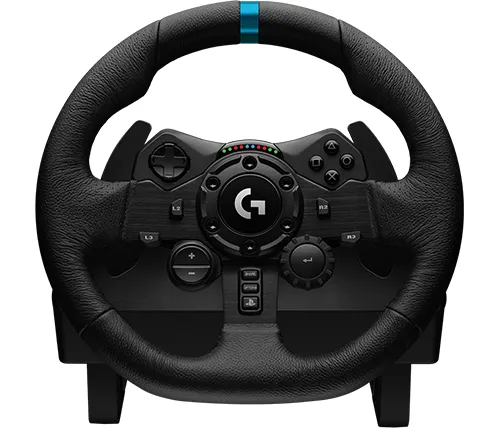 הגה מרוצים Logitech G923 Driving Force, PS5/PS4/PC, TRUEFORCE, 900°