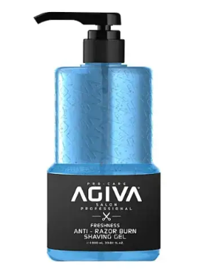 ג'ל גילוח להגנה על העור 1 ליטר אגיבה Agiva Shaving Gel