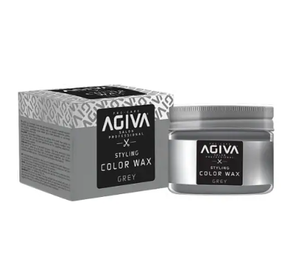 ווקס צובע זמני בצבע אפור Agiva אגיבה Wax GREY 120ml