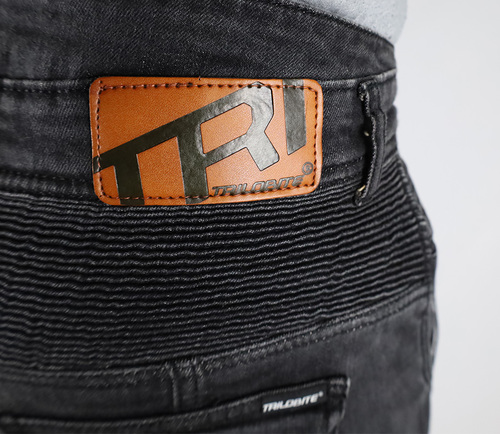 ג'ינס רכיבה ממוגן Trilobite Acid Scrambler 2.0 AAA לגברים שחור