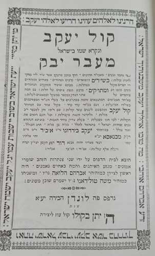 קול יעקב - בירדוגו