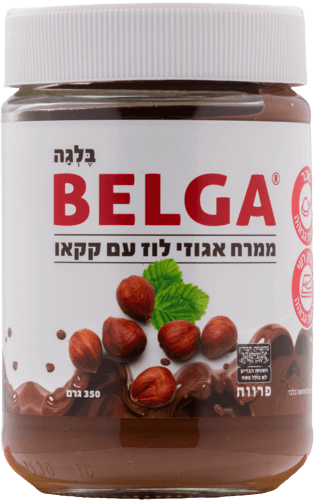 BELGA ממרח אגוזי לוז וקקאו 350 גרם