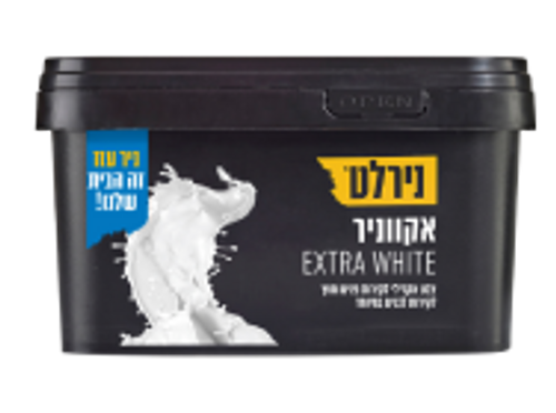 אקווניר EXTRA WHITE לבן 5 ליטר נירלט