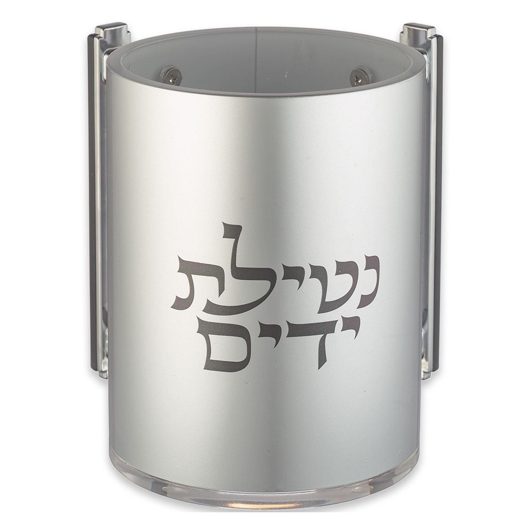 נטלה אקריליק מהודרת שקופה עם אותיות בולטות 13 ס"מ