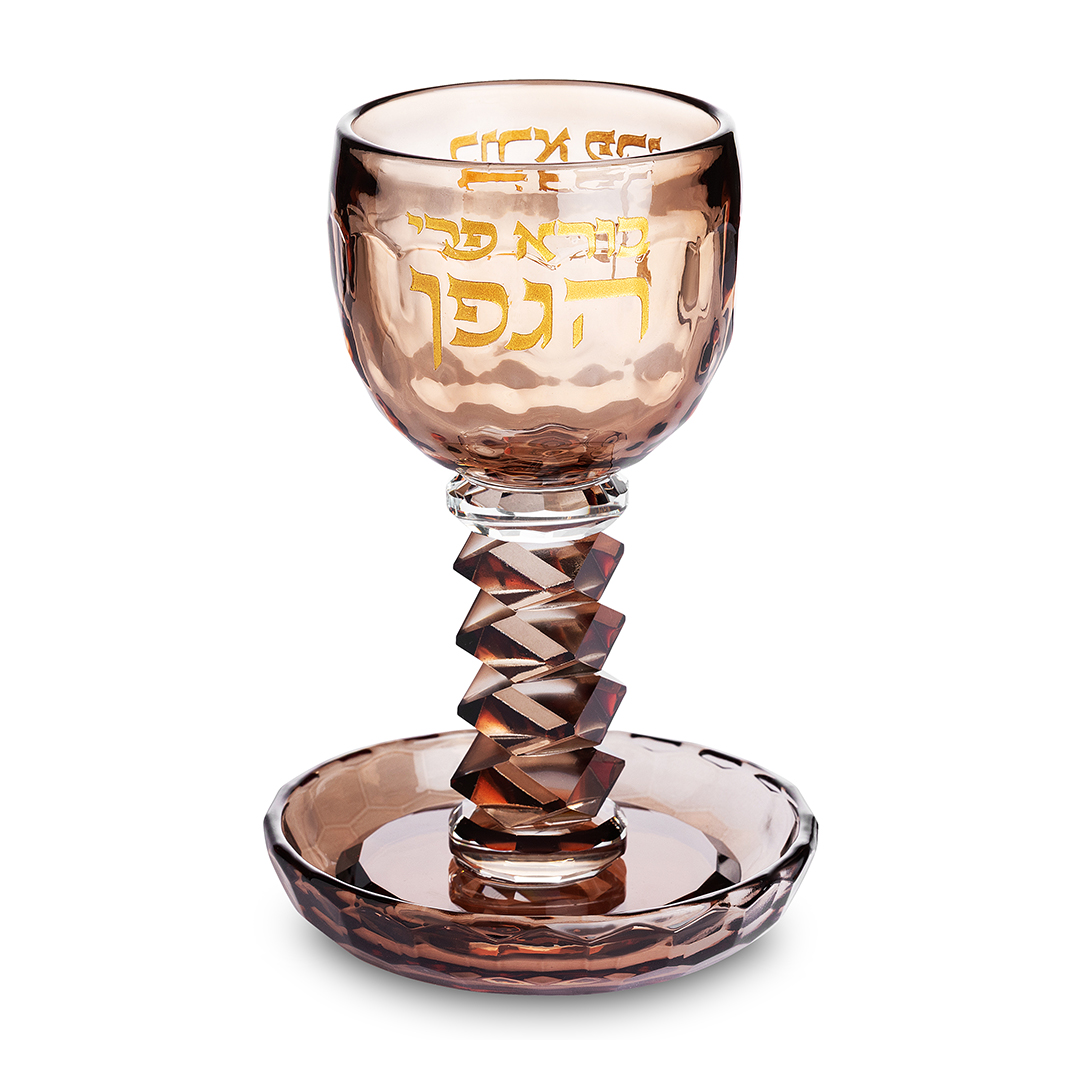גביע קריסטל מהודר 16 ס"מ תכולה 100 מ"ל