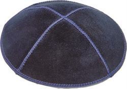 כיפת עור איכותית צבע כחול כהה דגם 890