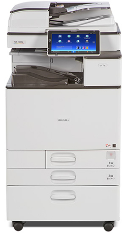 מכונת צילום צבעונית מחודשת RICOH AFICIO MP 4504/5504 ריקו החל מ 90 להשכרה לחודש