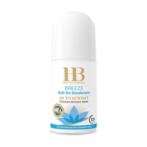 דאודורנט רול און לאישה BREEZE מועשר במגנזיום ים המלח ללא אלומיניום -הלת