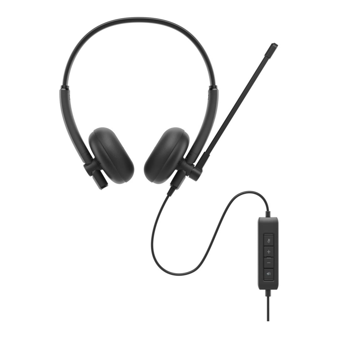 אוזניות חוטיות Dell Wired Headset WH125 דל במלאי