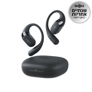 אוזניות אלחוטיות | +Shokz OPENFIT 2 שחור