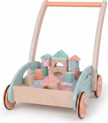הליכון קוביות עץ - Pit Toys