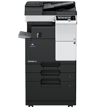 מכונת צילום צבעונית Konica Minolta Bizhub 287C מכונה מייבוא, מצב חדש קוניקה מינולטה