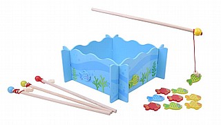 בריכת דגים מעץ Pit toys