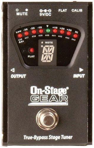 On Stage True-Bypass Pedal Tuner