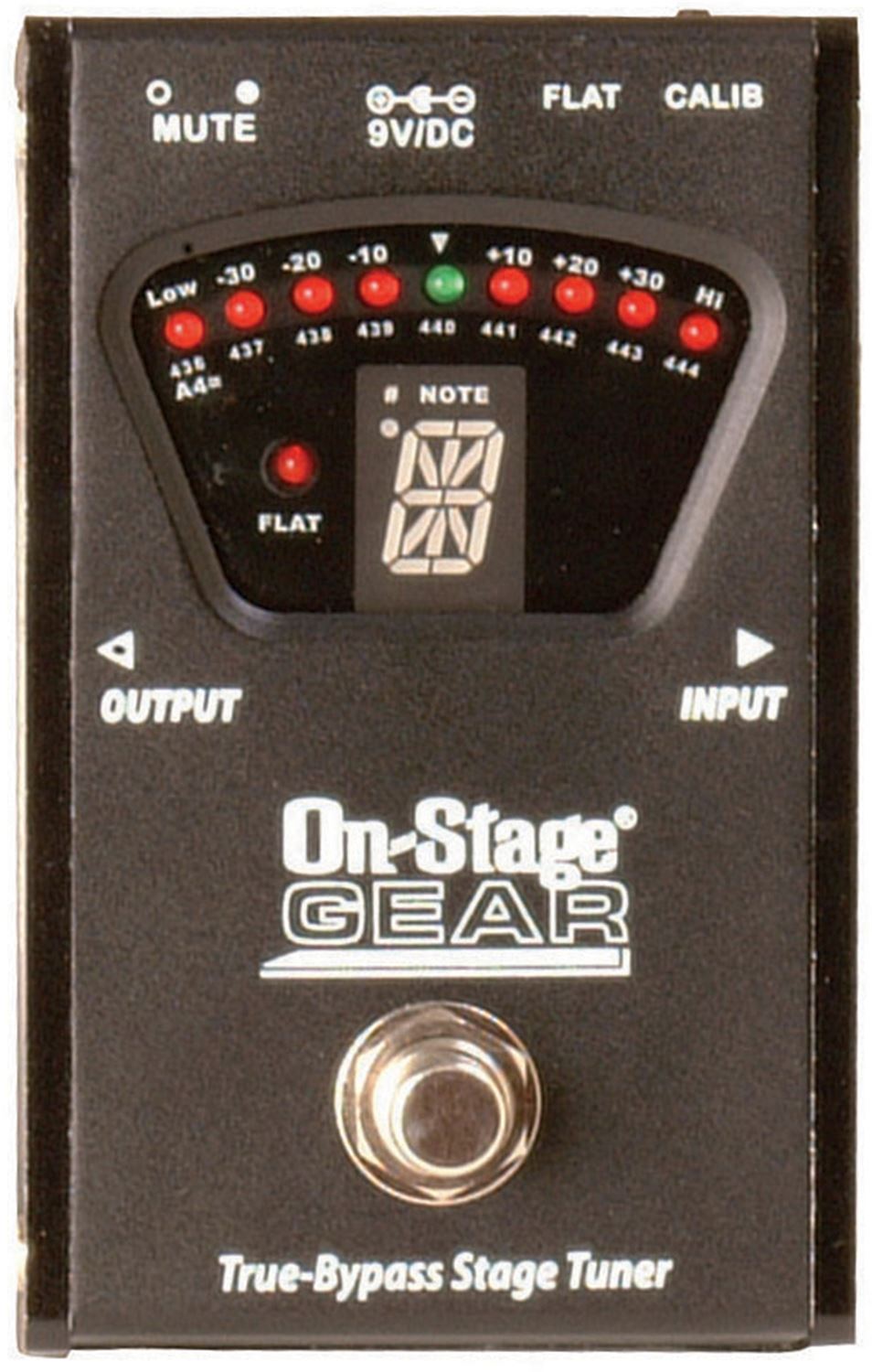 On Stage GTA7800 True-Bypass Pedal Tuner