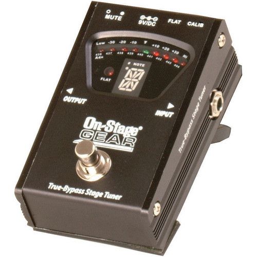 זוית נוספת On Stage True-Bypass Pedal Tuner