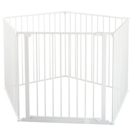 שער בטיחות מודולארי 3 ב 1 הופך גם למתחמון (לול) דגם OLAF - לבן