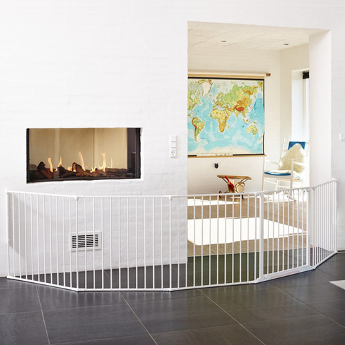 שער בטיחות מודולארי 3 ב 1 הופך גם למתחמון (לול) דגם OLAF - לבן