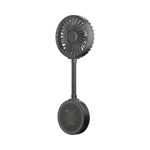 מאוורר ידני מגנטי צבע שחור Miracase MMHF120