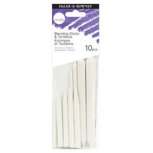 סט 10 מפזרי פחם לרישום והצללה Daler Rowney Simply