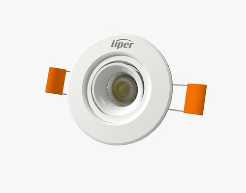שקוע לד COB מתכוונן 3W עגול CCT לבן Liper Lume