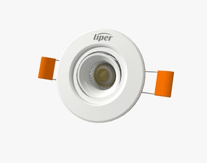 שקוע לד COB מתכוונן 3W עגול CCT לבן Liper Lume