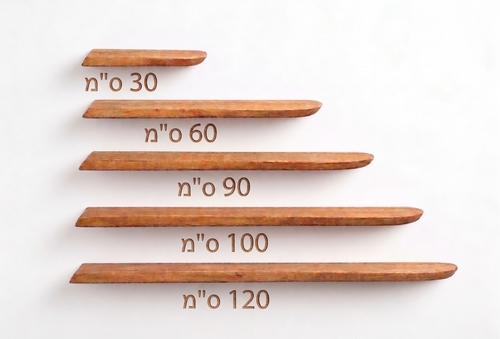 מדף צף אמורפי עבה  טבעי או כהה 60 ס