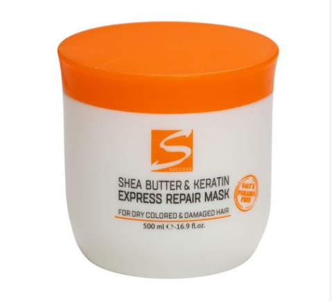 מסכת חמאת שיאה לשיקום SHEA BUTTER סקסס Success מל 500