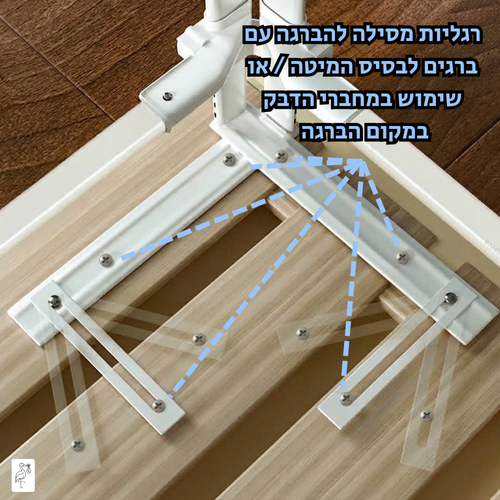 מגן בטיחות ומעקה למיטת הורים / נוער עם מצבי גובה בייסיק נייט קר 140 ס