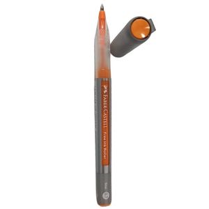 עט רולר דיו כתום Faber Castell Free Ink Fine חוד 0.7 מ מ 