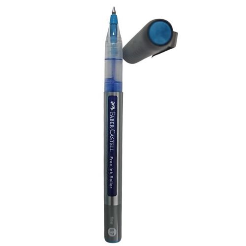 עט רולר דיו טורקיז Faber Castell Free Ink Fine חוד 0.7 מ מ