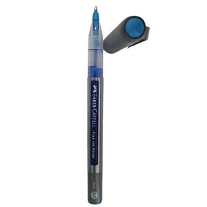 עט רולר דיו טורקיז Faber Castell Free Ink Fine חוד 0.7 מ מ