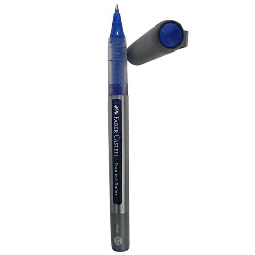 עט רולר דיו כחול Faber Castell Free Ink Fine חוד 0.7 מ מ