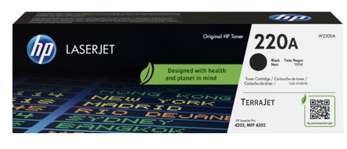 HP 220A Black – W2200A – שחור, כ־2,000 דפים