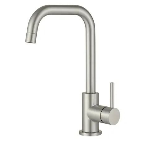 ברז פרח ארוך ניקל מוברש מסדרת Toma מבית Waterfall
