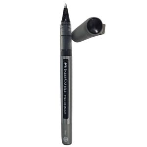 עט רולר דיו שחור Faber Castell Free Ink Fine חוד 0.7 מ מ