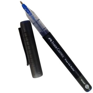 עט רולר דיו כחול Faber Castell Free Ink Micro Broad חוד 1.5 מ מ