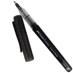 עט רולר דיו שחור Faber Castell Free Ink Micro Broad חוד 1.5 מ מ