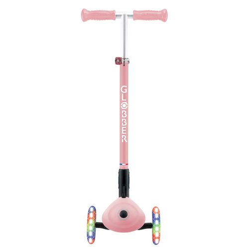 קורקינט 3 גלגלים מתקפל עם גלגלים מאירים PRIMO FOLDABLE LIGHTS - ורוד פסטל