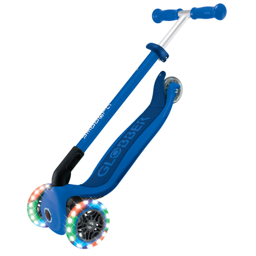 קורקינט 3 גלגלים מתקפל עם גלגלים מאירים PRIMO FOLDABLE LIGHTS - כחול נייבי