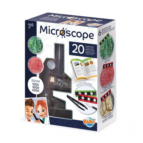 מיקרוסקופ – 20 ניסויים מבית בוקי צרפת Buki France