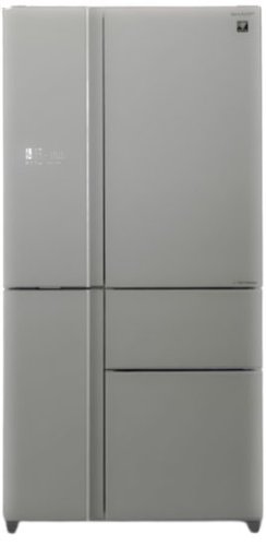 מקרר 5 דלתות מקפיא תחתון 661 ליטר אינוורטר Sharp SJ-R9733