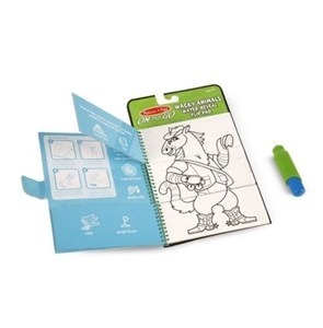 חוברת טוש מים חיות משוגעות מבית מליסה ודאג Melissa and Doug