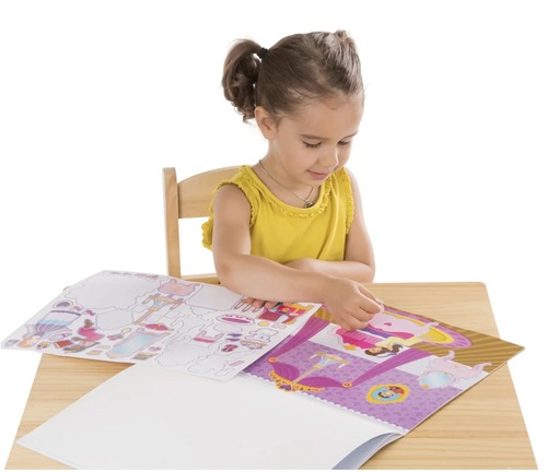 חוברת מדבקות ארמון נסיכות מבית מליסה ודאג Melissa And Doug