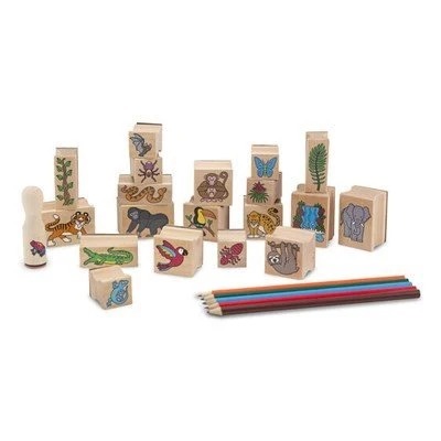 סט חותמות ענק - יער הגשם מבית מליסה ודאג Melissa And Doug